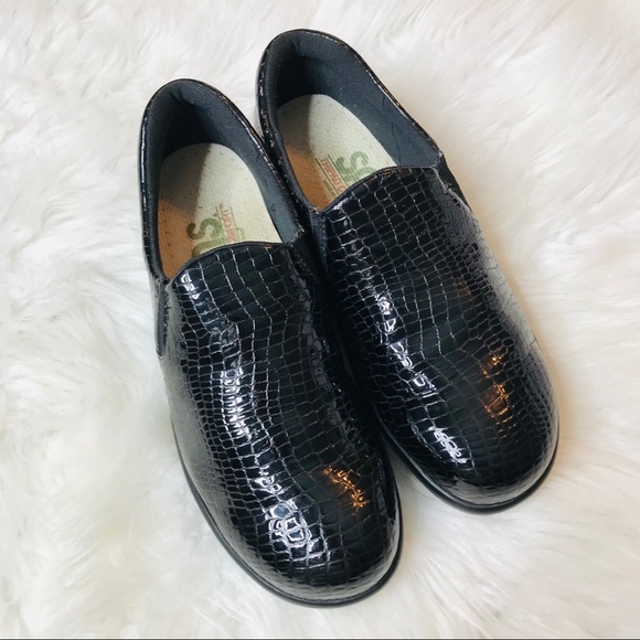 SAS tripad croc embossed patent leather shoes 7m - Picture 2 of 13